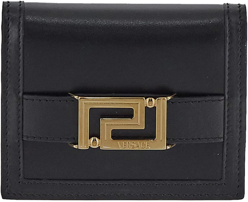 Versace Portafoglio Greca Goddess Zwart