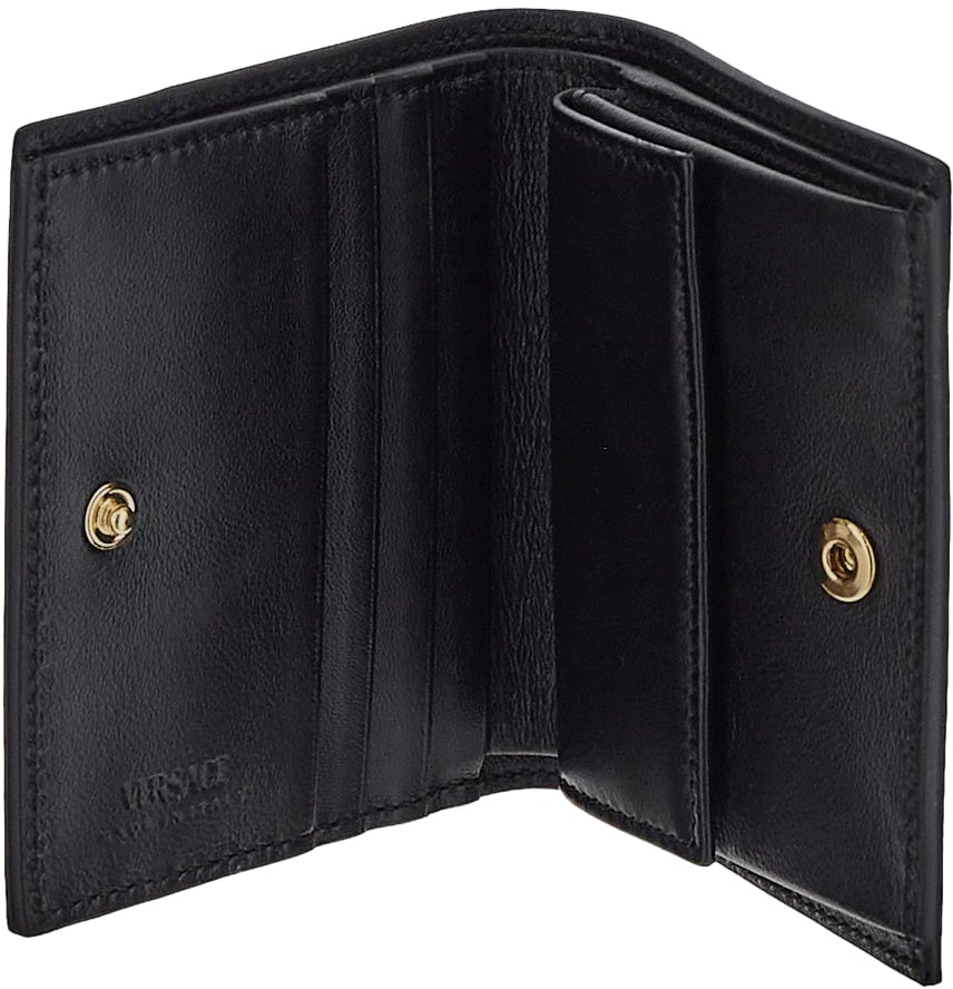 Versace Portafoglio Greca Goddess Zwart