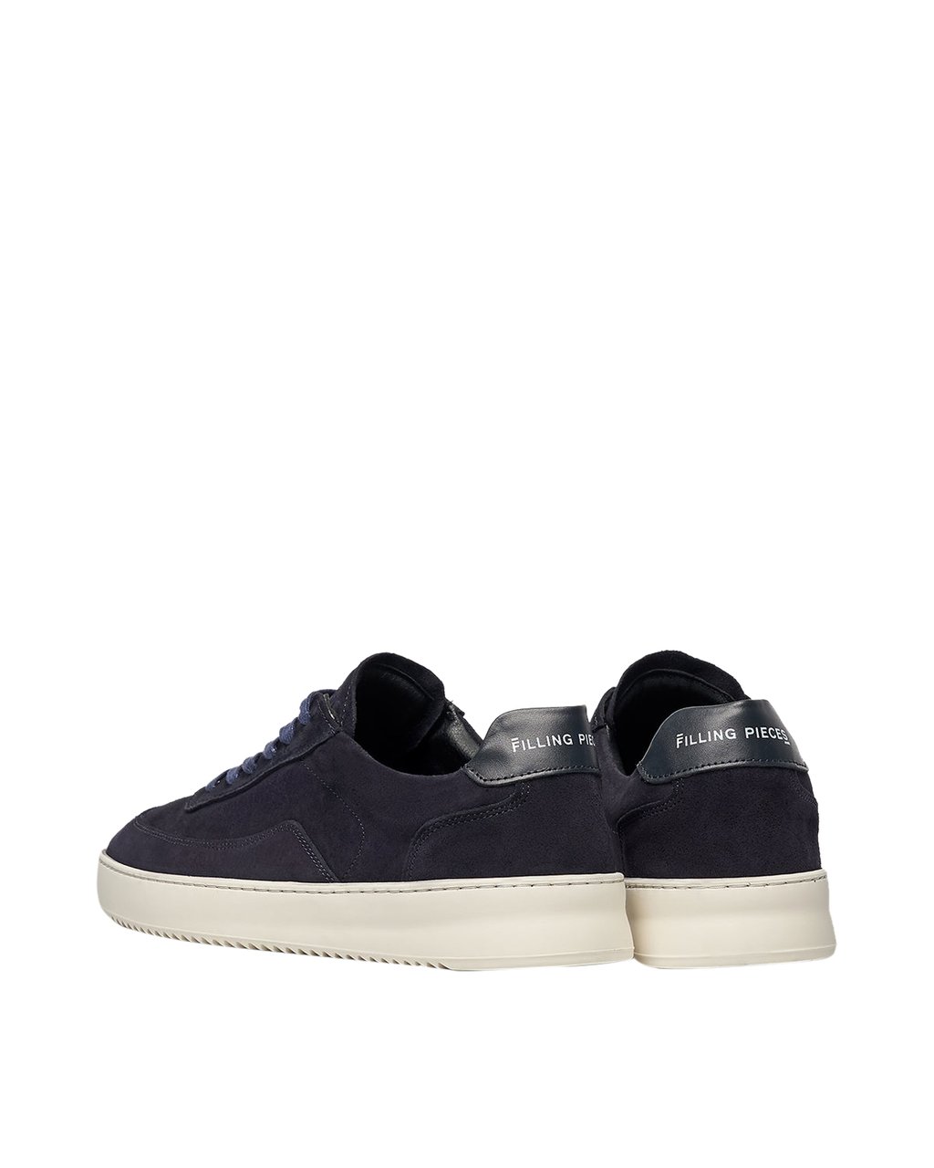 Filling Pieces Mondo Organic Suede Navy Blauw