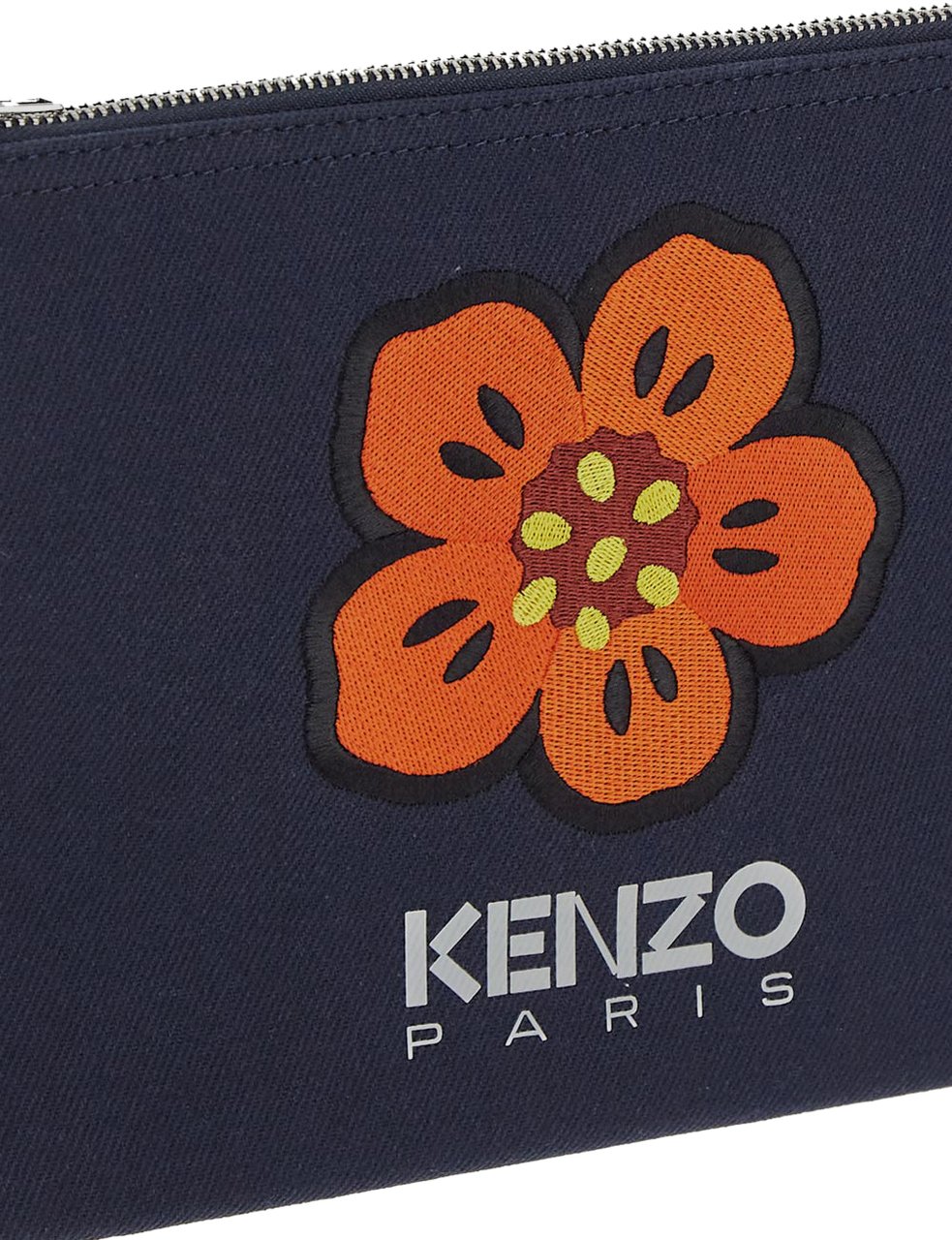 Kenzo Large Clutch Blauw