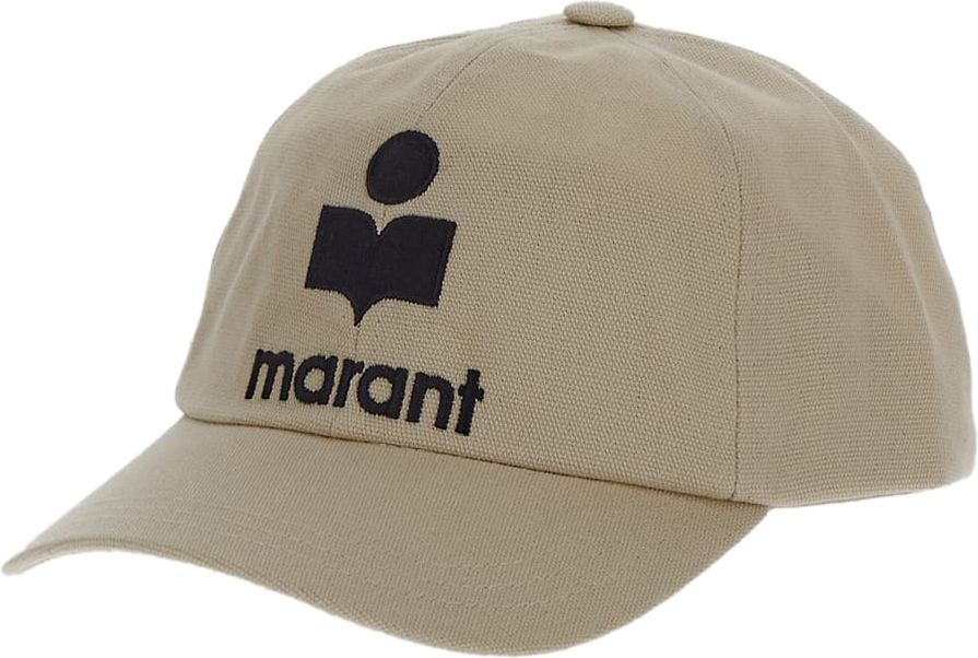 Isabel Marant Logo Baseball Cap Beige