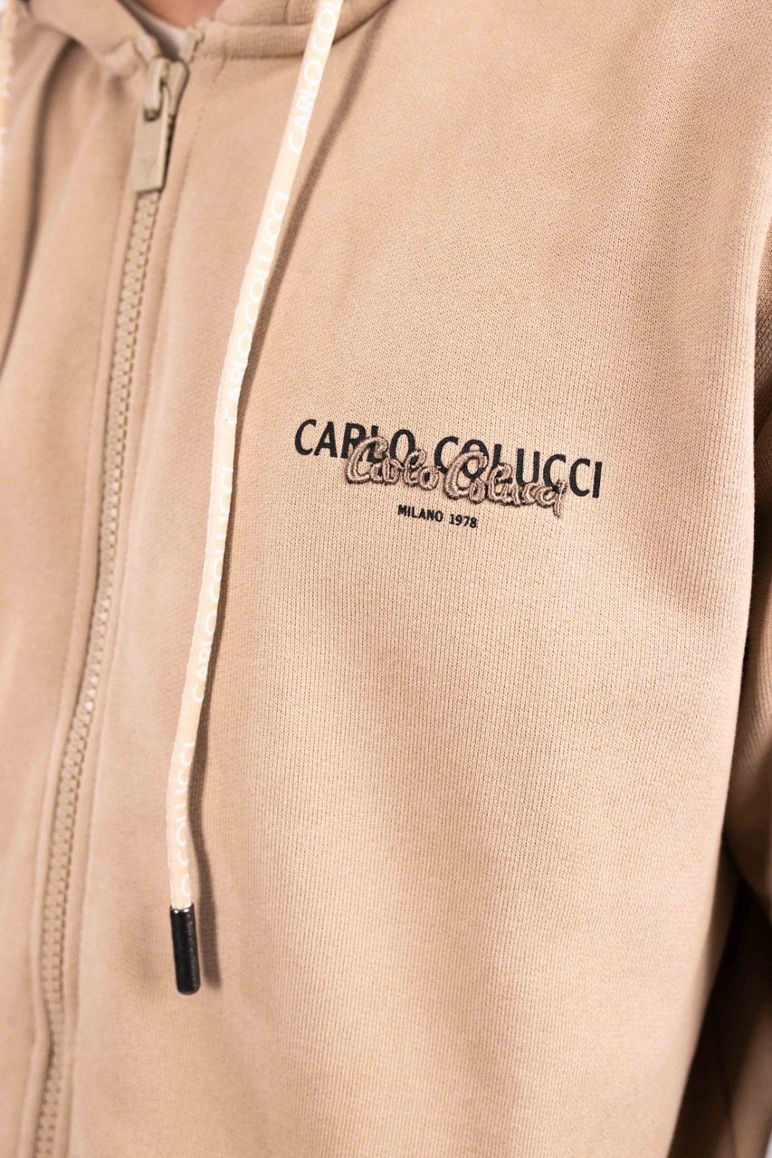 Carlo Colucci C6129 56 Basic Vest Heren Beige Beige