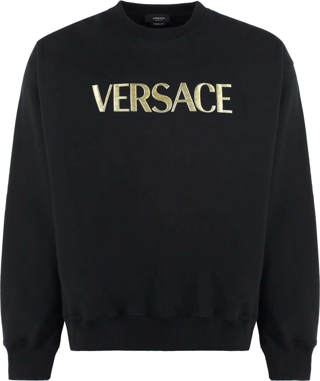 Versace Versace Cotton Logo Sweatshirt Zwart