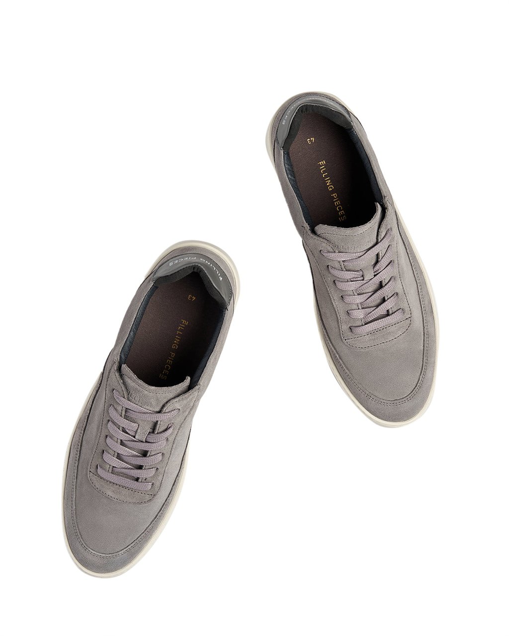 Filling Pieces Mondo Organic Suede Grey Grijs