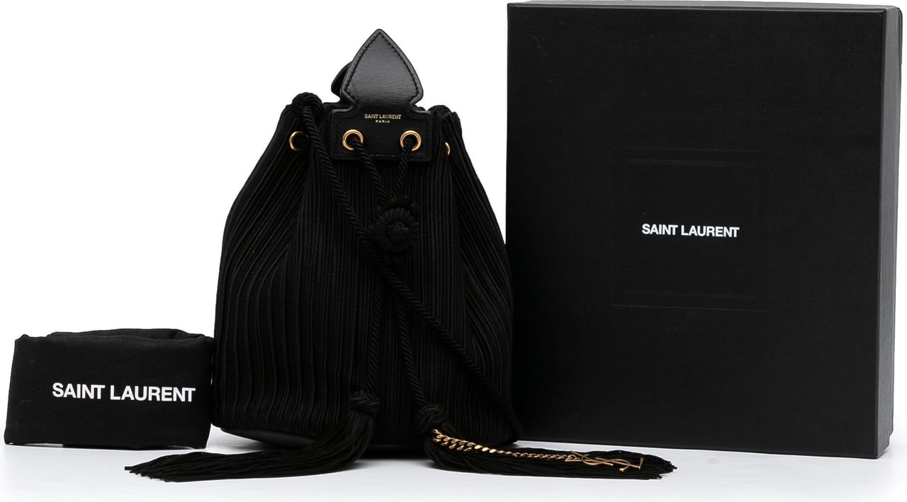 Saint Laurent Anja Bucket Bag Zwart