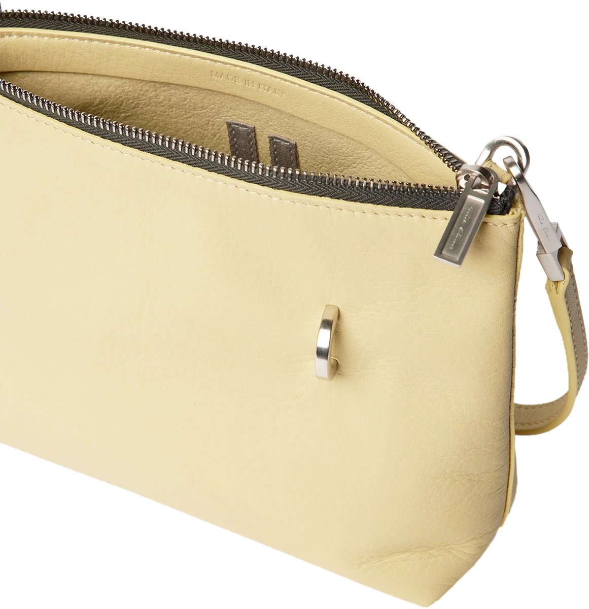 Rick Owens Small Adri Crossbody Shoulder Bag Beige