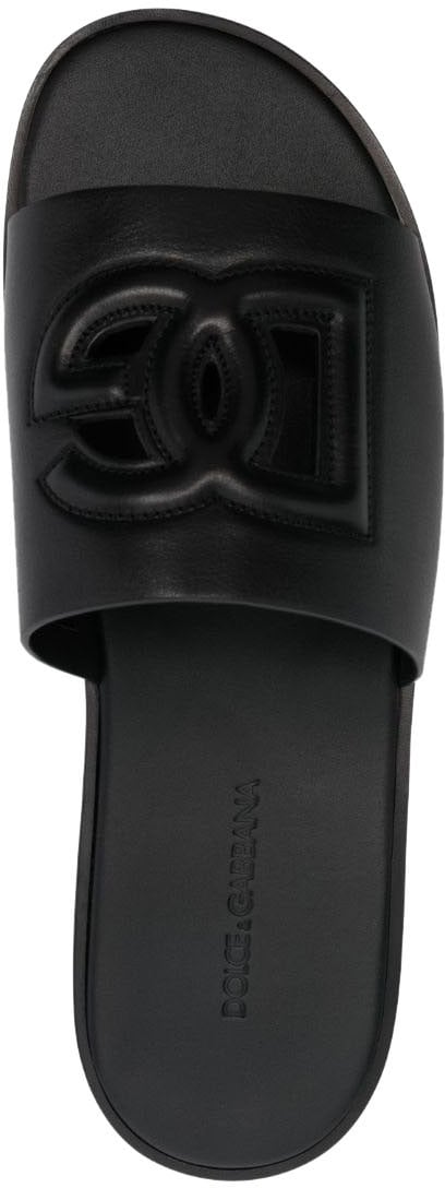 Dolce & Gabbana DG Slides Zwart