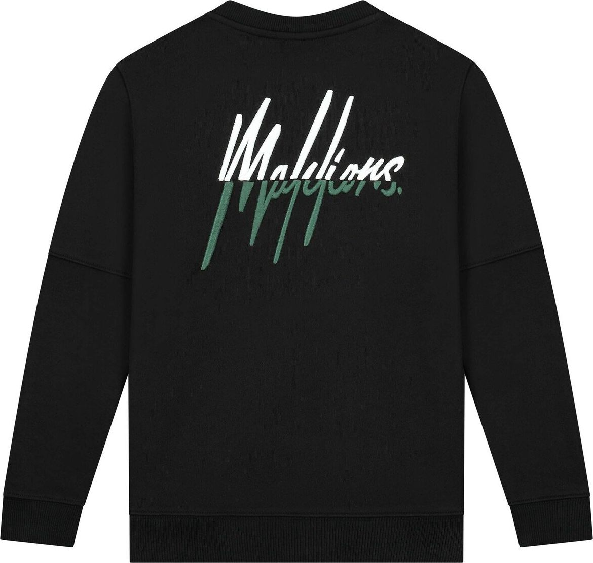 Malelions Split Essentials Sweater Black/Gree Zwart