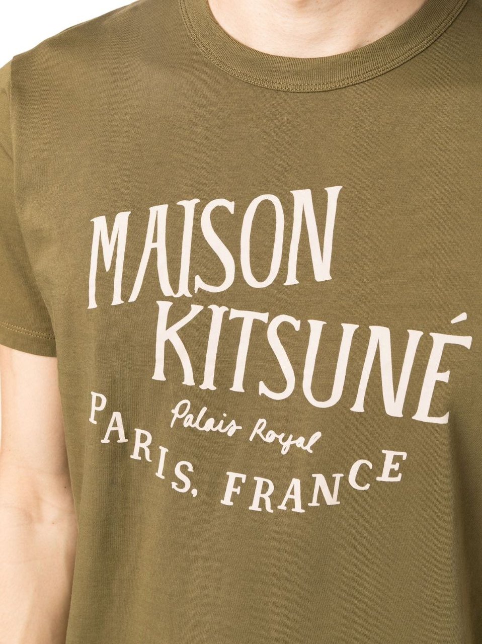 Maison Kitsuné MAISON KITSUNE' T-shirts and Polos Groen