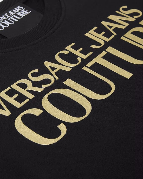 Versace Jeans Couture Logo Sweater Zwart