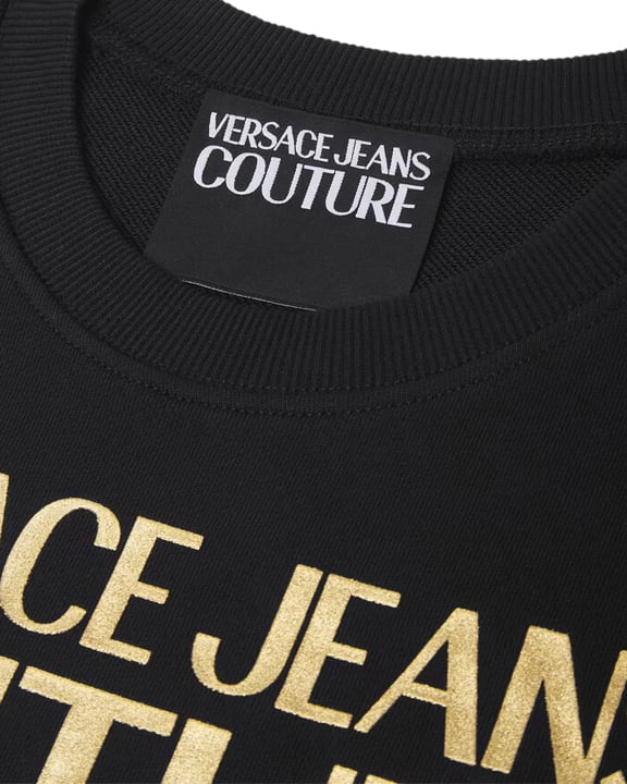 Versace Jeans Couture Logo Sweater Zwart
