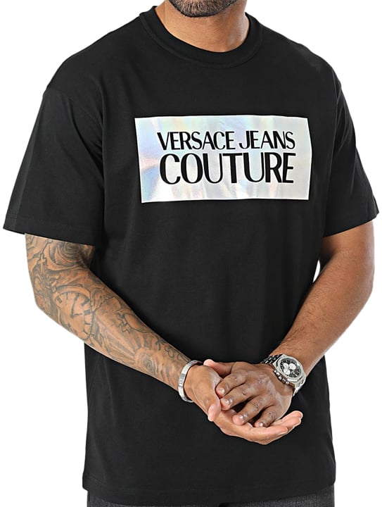 Versace Jeans Couture Logo T-Shirt Zwart