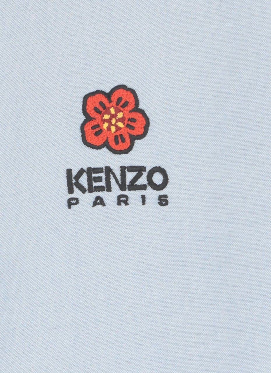 Kenzo Shirts Light Light Blue Blauw