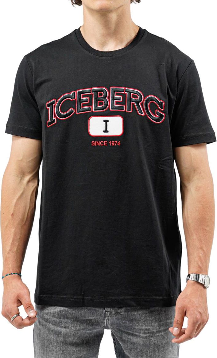 Iceberg T-Shirt Zwart