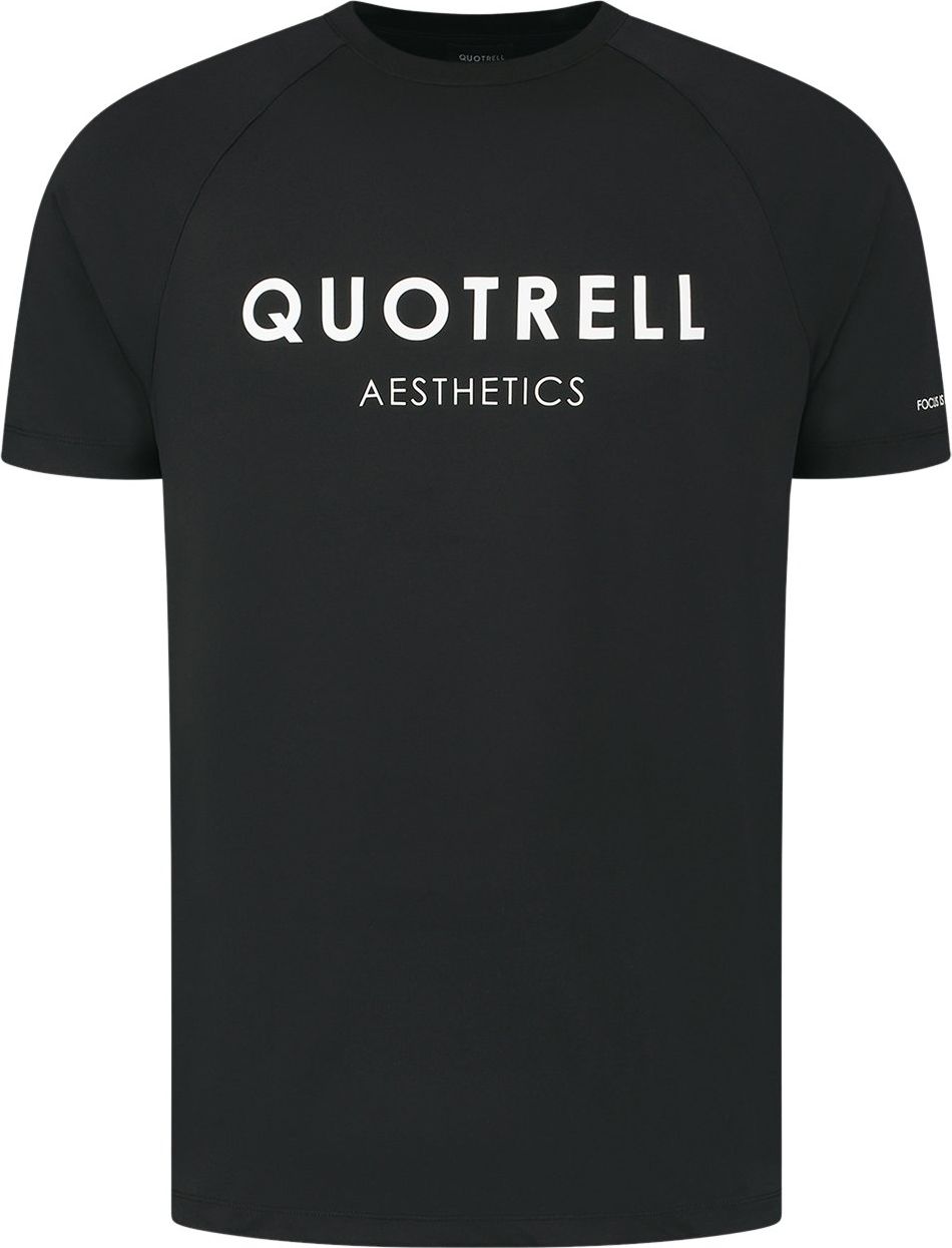 Quotrell Apollo T-shirt | Black/white Zwart