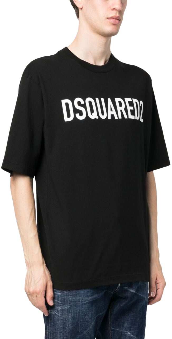 Dsquared2 T-shirts And Polos Black Zwart