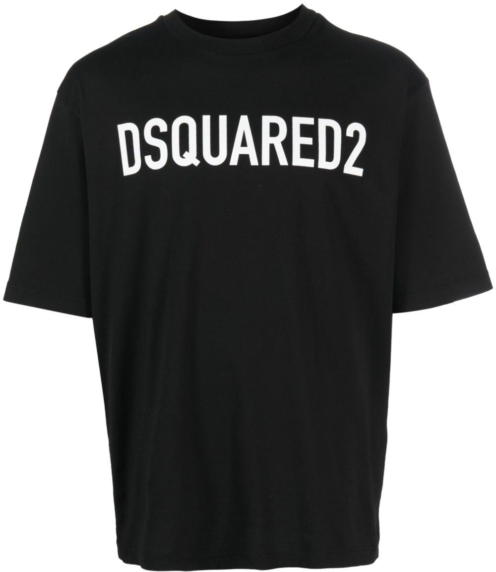 Dsquared2 T-shirts And Polos Black Zwart