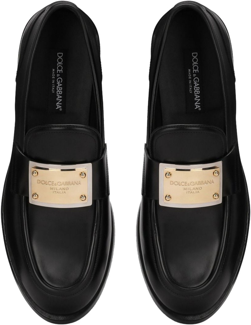 Dolce & Gabbana Flat Shoes Black Zwart