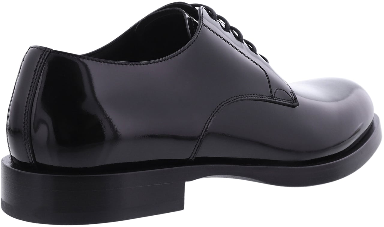 Dolce & Gabbana Heren Polished Derby Zwart Zwart