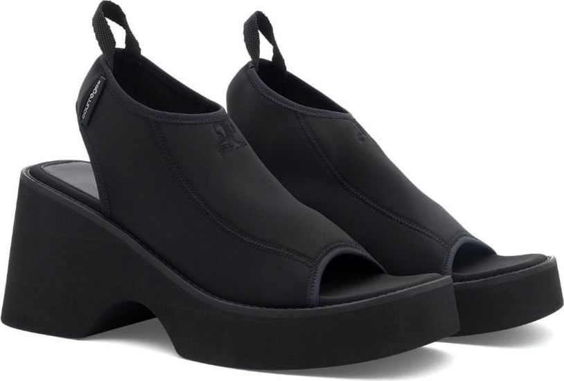 COURREGES Courrèges Sandals Black Black Zwart