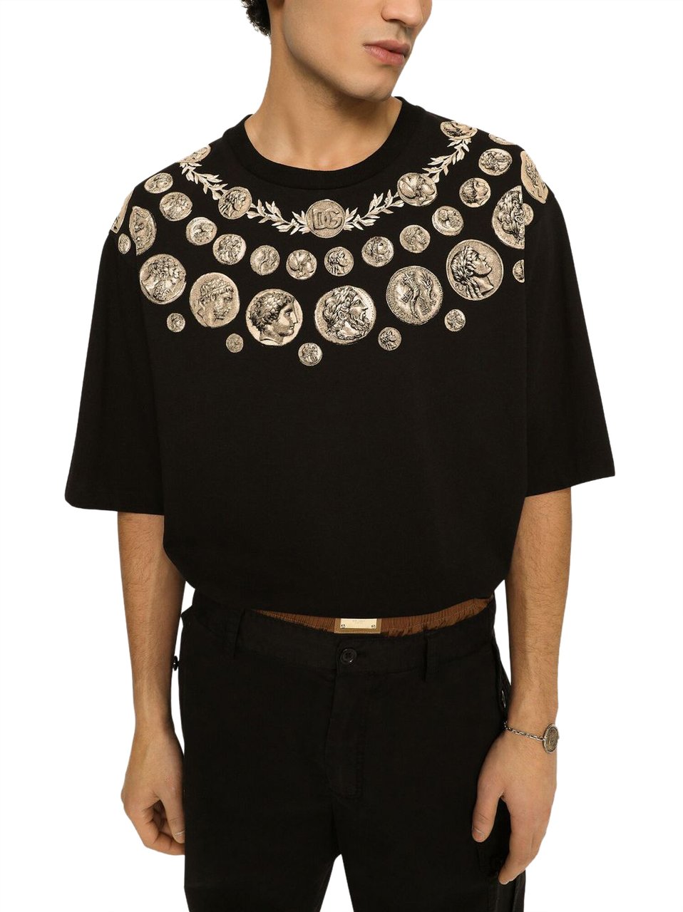 Dolce & Gabbana T-shirts And Polos Black Zwart