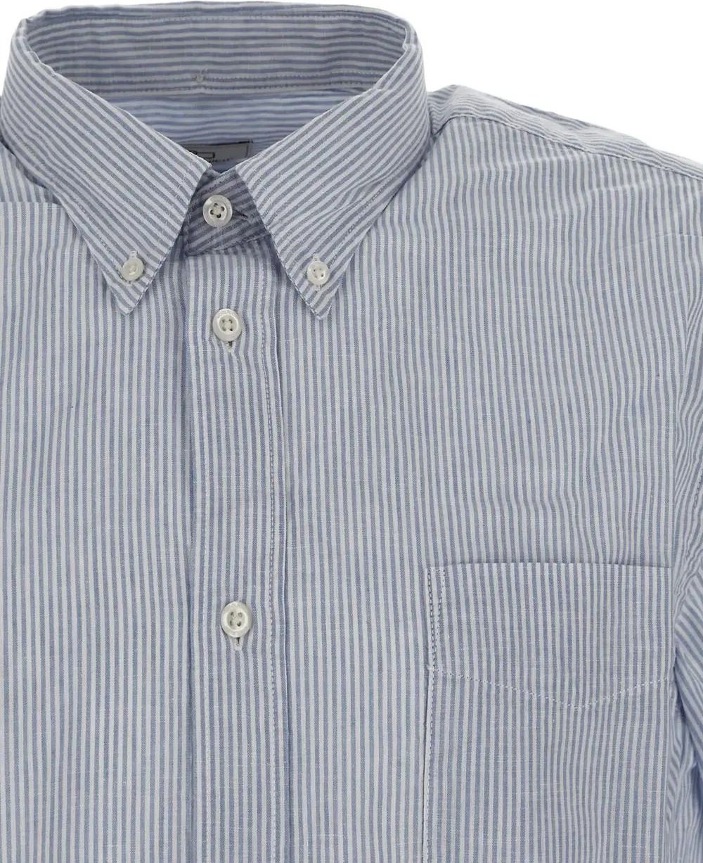 Woolrich Stripe Shirt Blauw