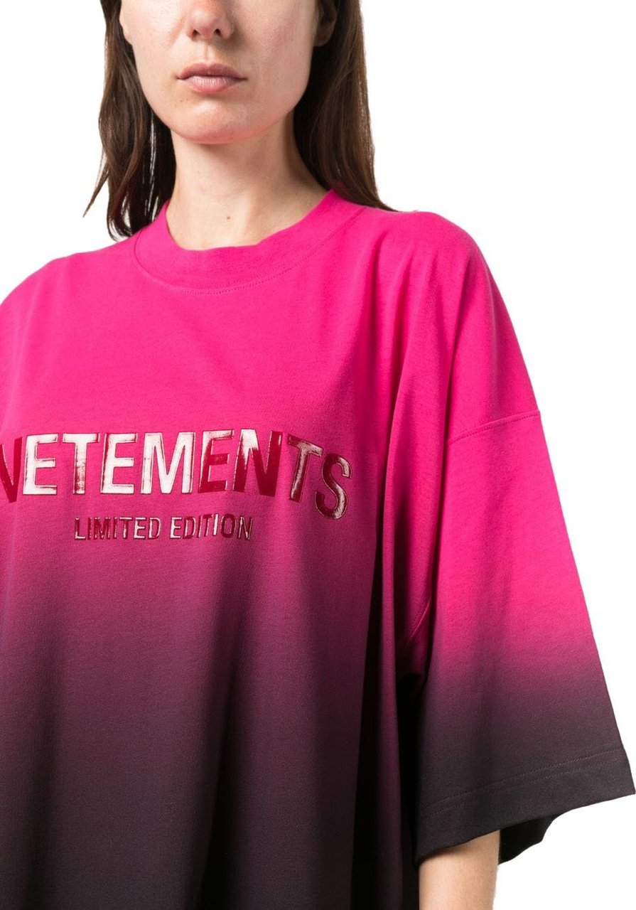 Vetements T-shirts And Polos Fuchsia Pink Roze