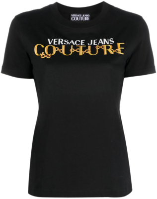 Versace Jeans Couture Magliette T-Shirt Zwart