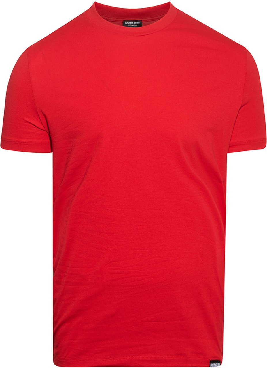 Dsquared2 Sleeve Logo T-Shirt Heren Rood Rood