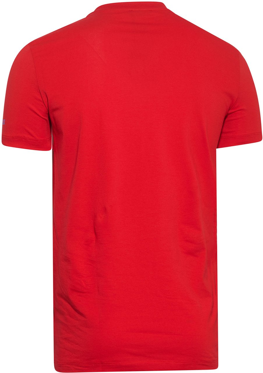 Dsquared2 Sleeve Logo T-Shirt Heren Rood Rood