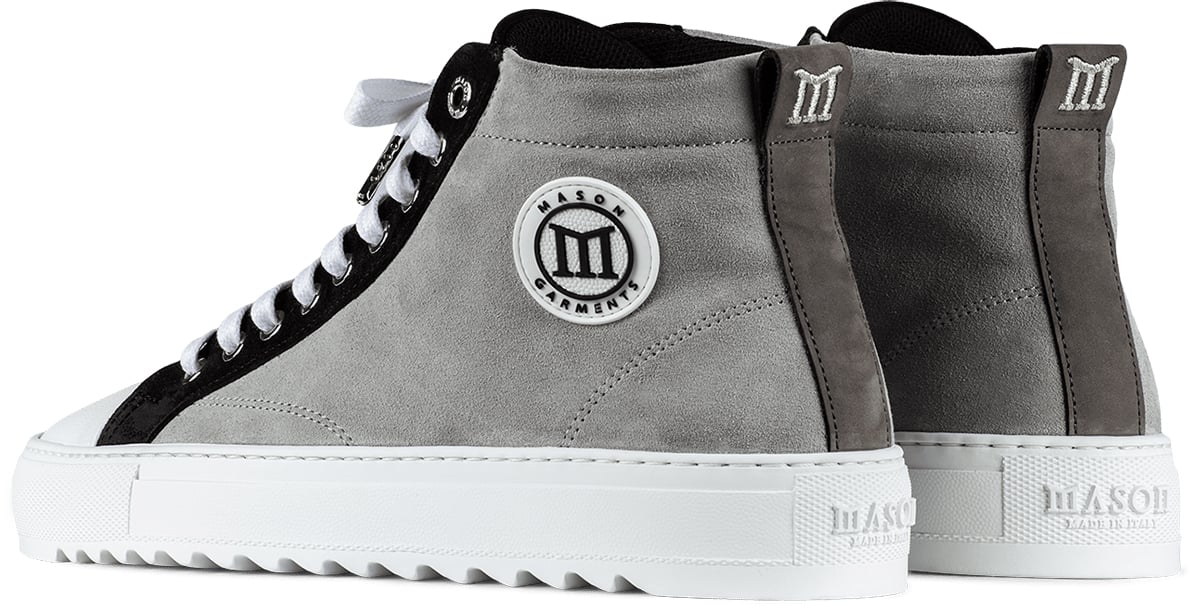 Mason Garments Astro Hi - Stampato - Grey Grijs