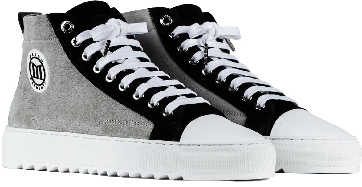 Mason Garments Astro Hi - Stampato - Grey Grijs