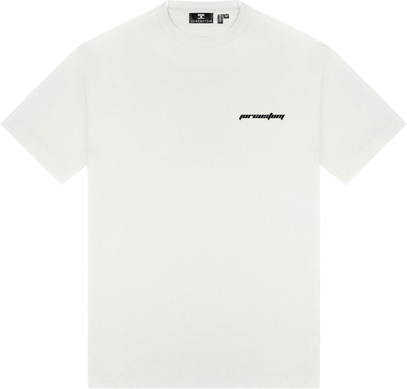 JORCUSTOM Infinity Loose Fit Tee White Wit