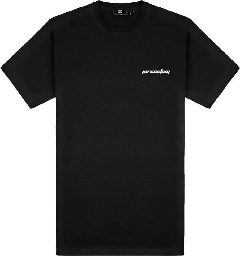 JORCUSTOM Infinity Slim Fit T-Shirt Black Zwart