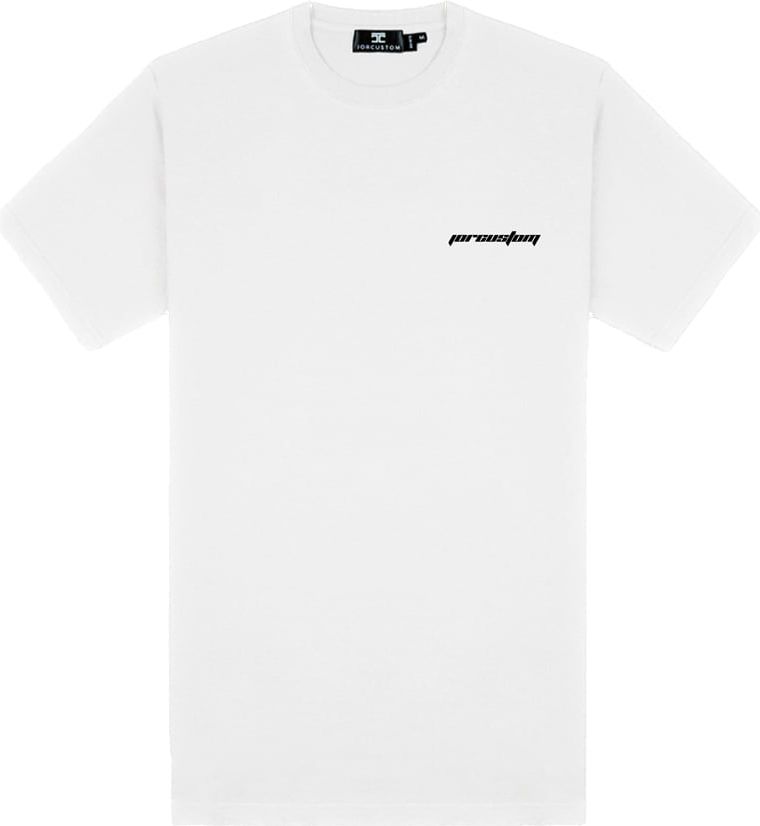 JORCUSTOM Infinity Slim Fit T-Shirt White Wit
