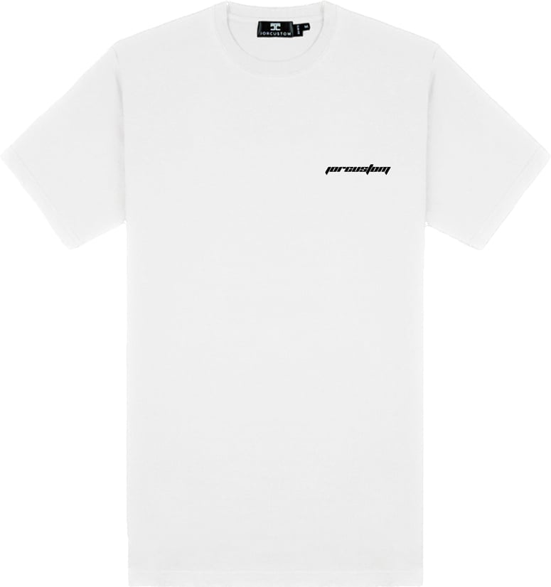 JORCUSTOM Infinity Slim Fit T-Shirt White Wit