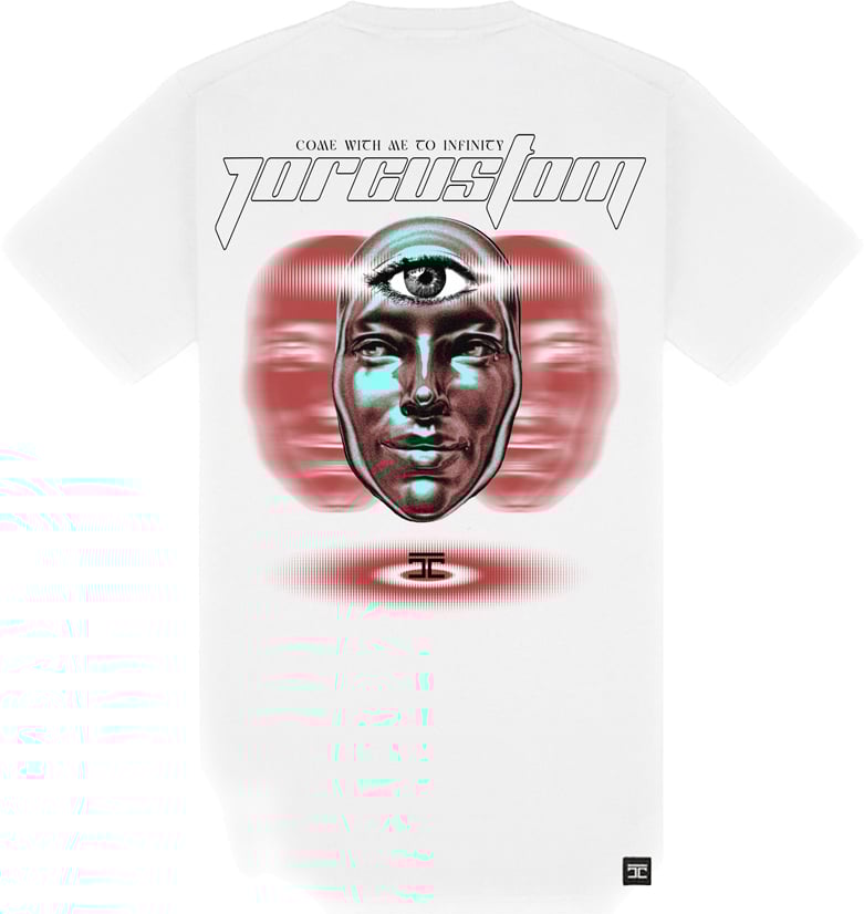 JORCUSTOM Infinity Slim Fit T-Shirt White Wit