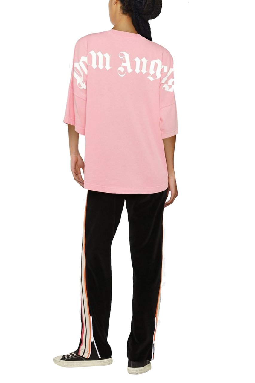 Palm Angels T-shirts And Polos Fuchsia Pink Roze