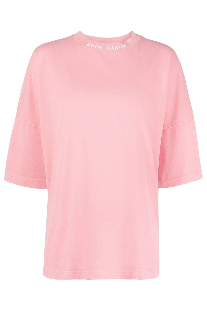 Palm Angels T-shirts And Polos Fuchsia Pink Roze