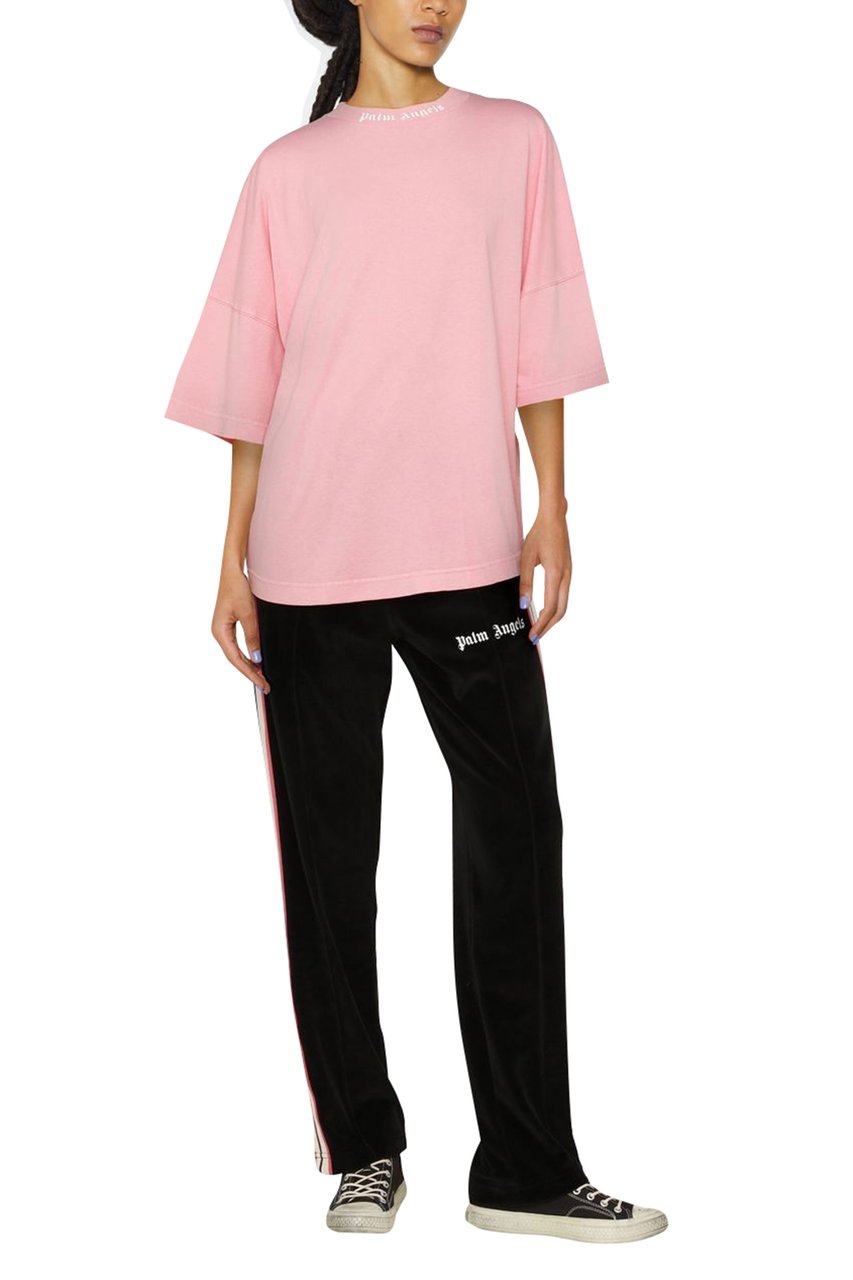 Palm Angels T-shirts And Polos Fuchsia Pink Roze