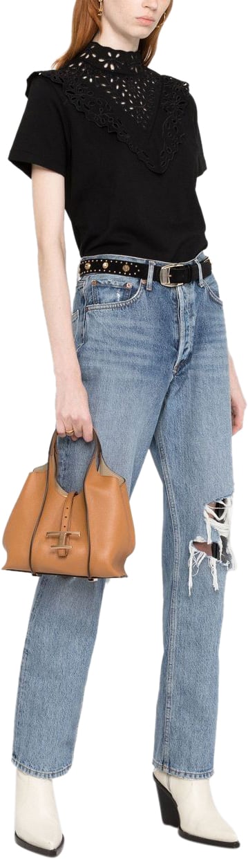 Tod's Bags Leather Brown Bruin