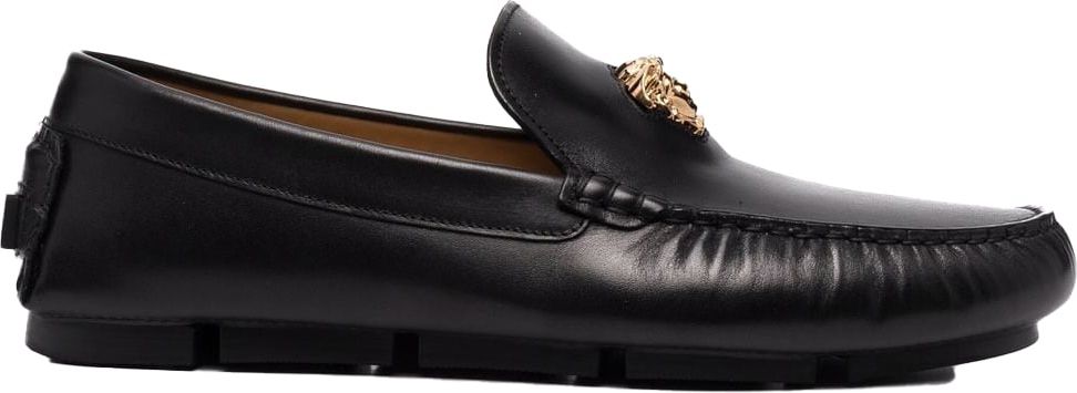 Versace Flat Shoes Black Zwart