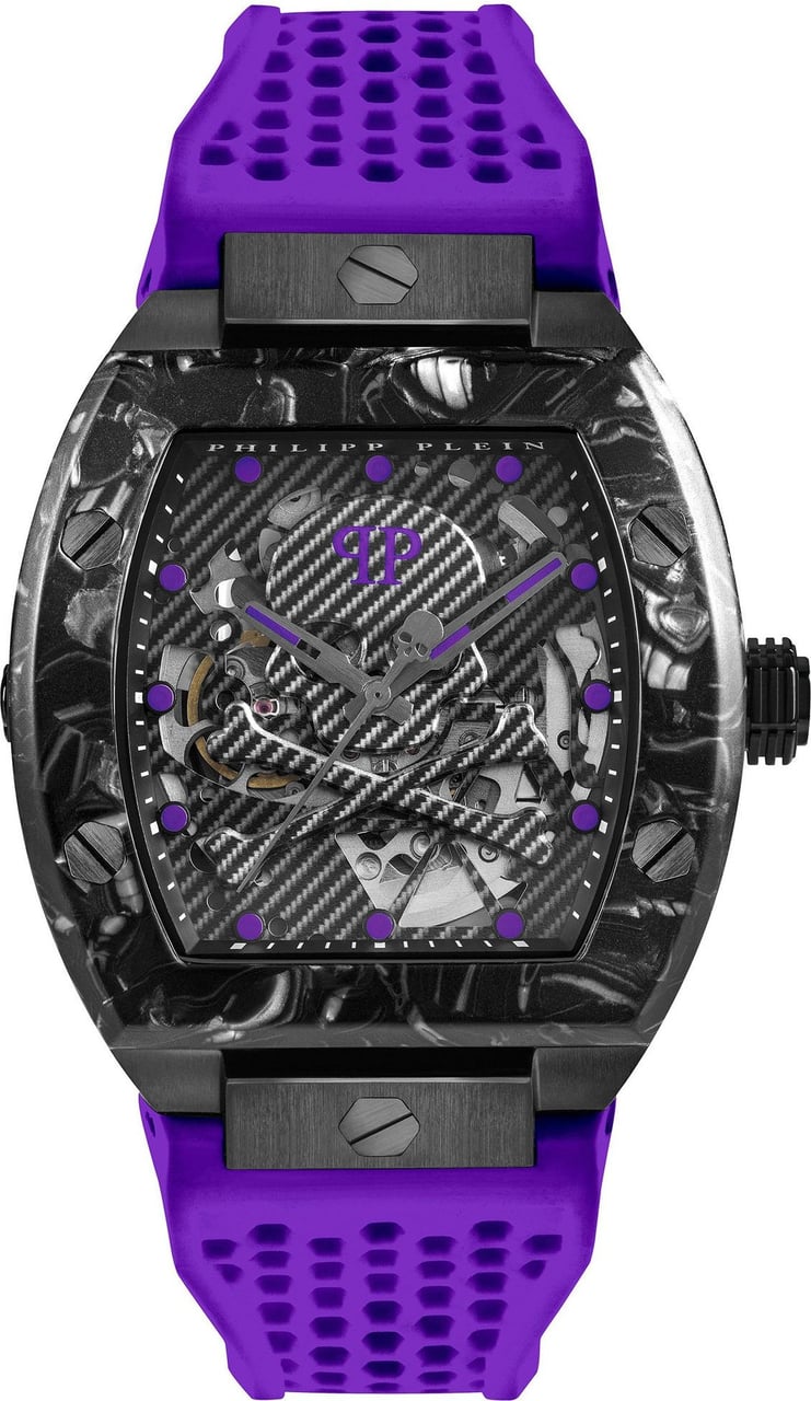 Philipp Plein PWBAA0922 The $keleton Sport Master horloge 44 mm Zwart