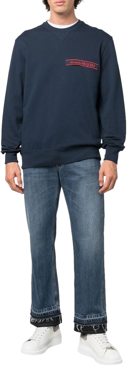 Alexander McQueen Jeans Blue Blauw