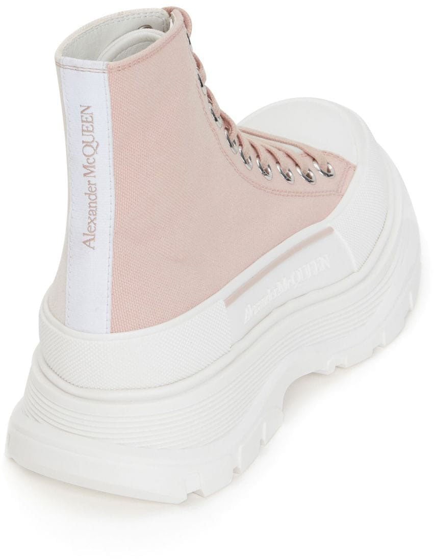 Alexander McQueen Tread Slick high-top sneakers Roze