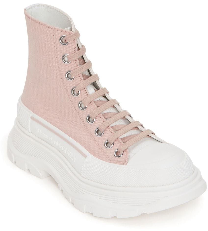 Alexander McQueen Tread Slick high-top sneakers Roze