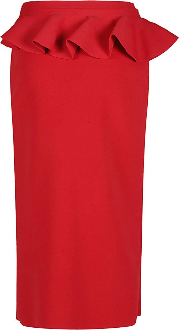 Alexander McQueen Skirts Red Rood