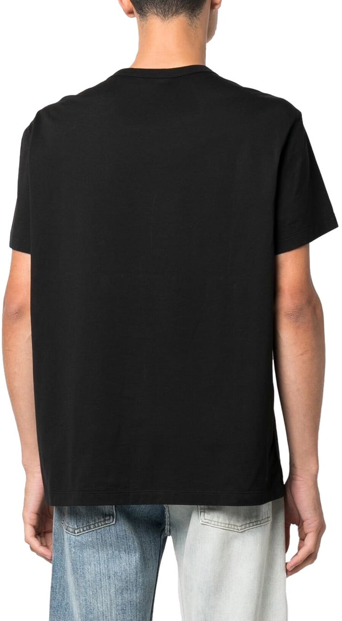 Maison Margiela Logo T-shirt Black Zwart