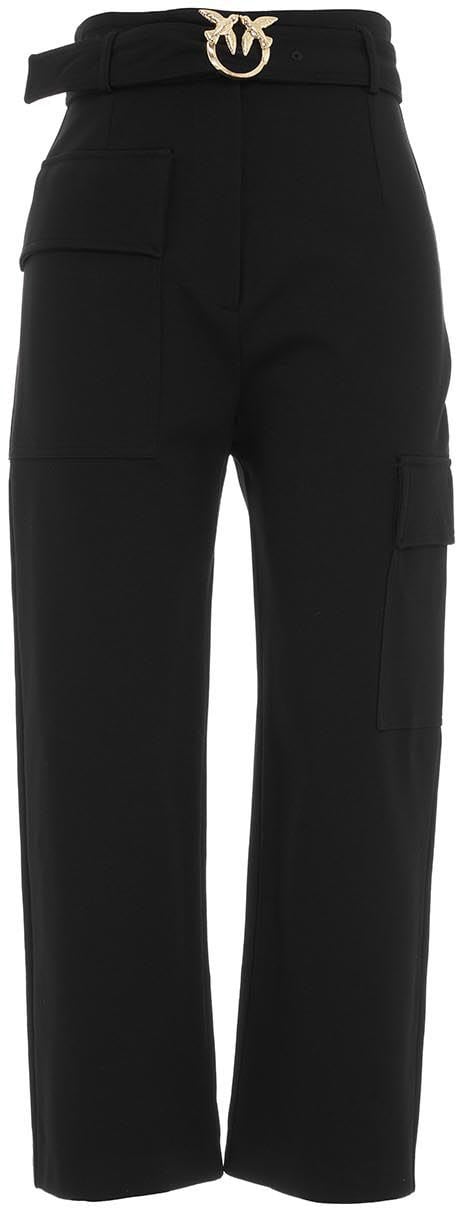 Pinko Trousers Black Zwart