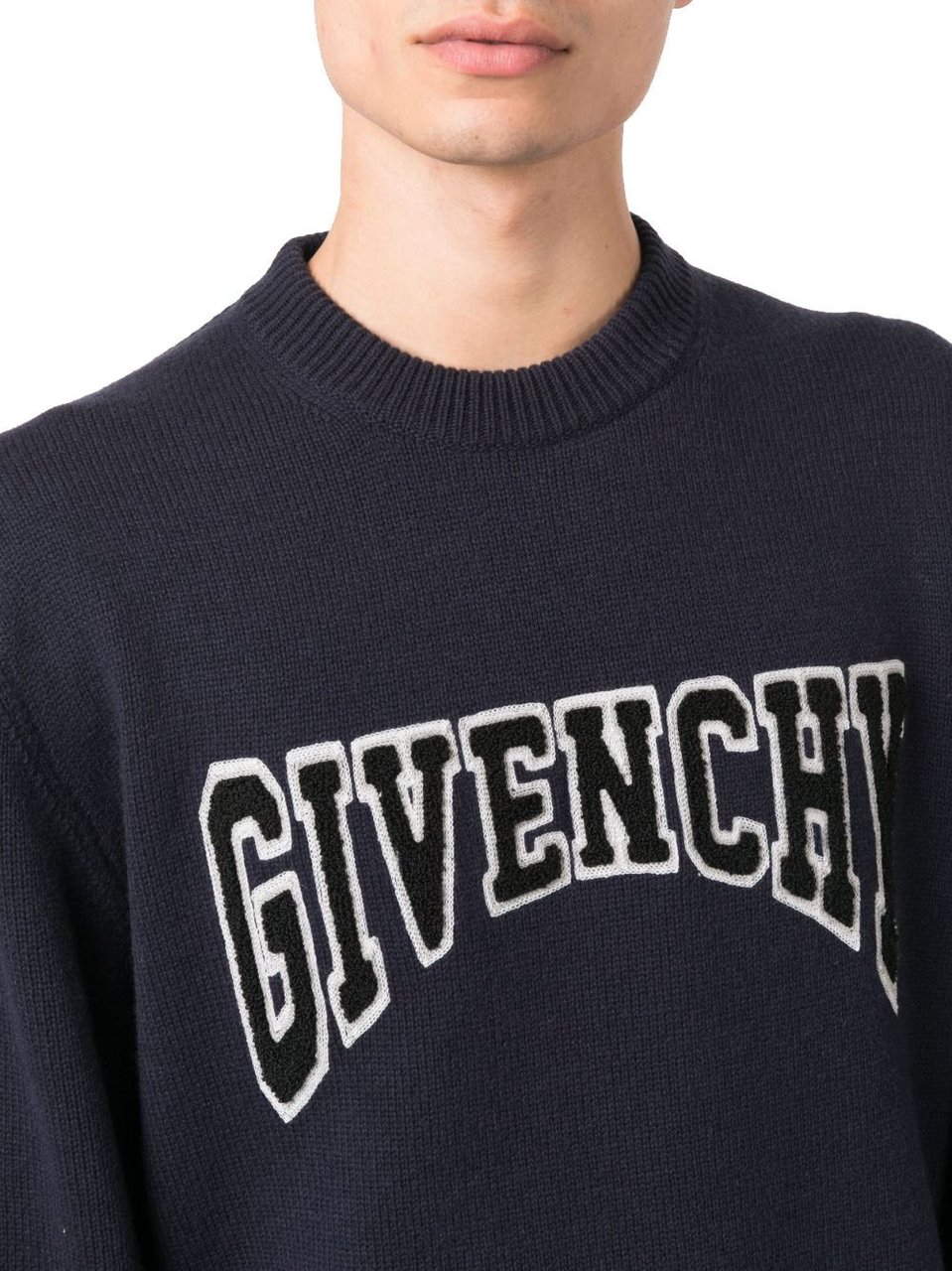 Givenchy Sweaters Blue Blue Blauw
